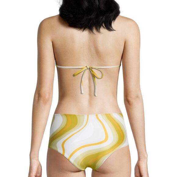 NEW Faithfull The Brand Liu Bikini Set Two Piece Top Bottom Swimsuit Women Large - Picture 3 of 11
